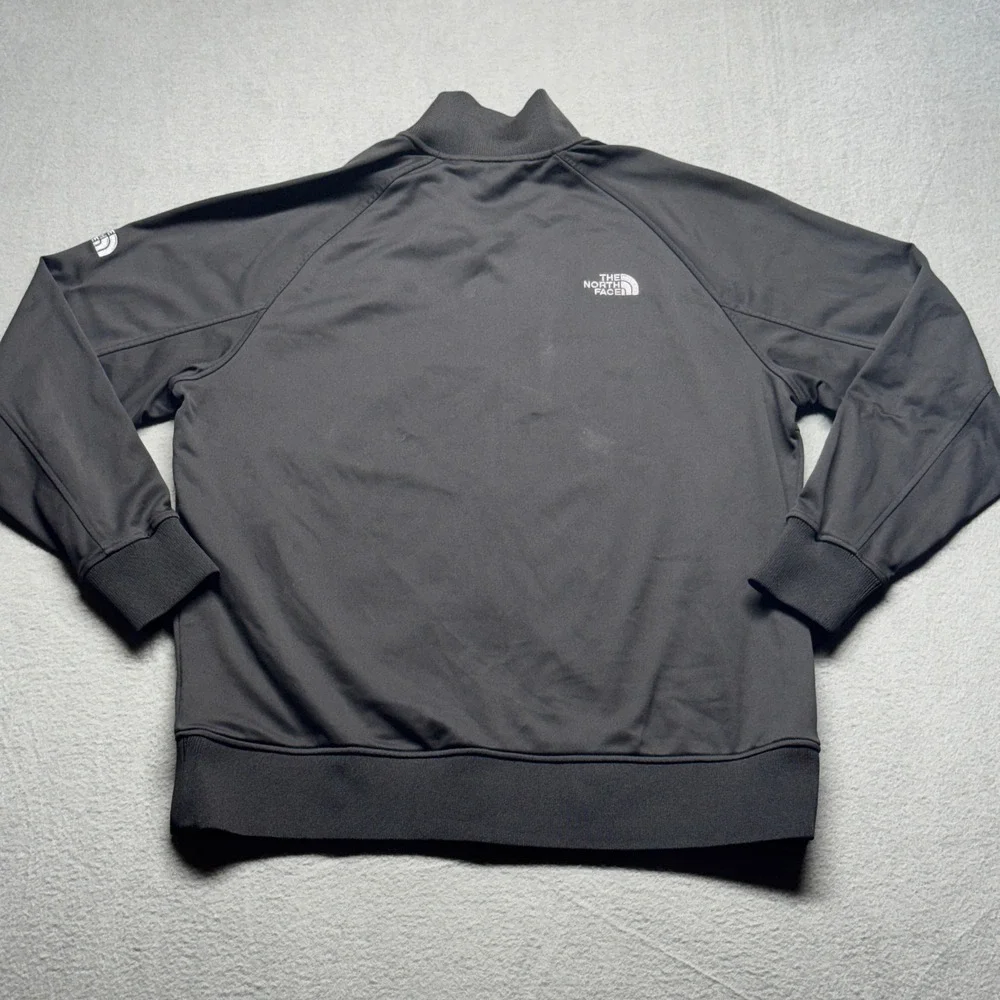 The North Face Mens XL Full Zip Track Jacket Black LKQ Logo NF0A3SEW